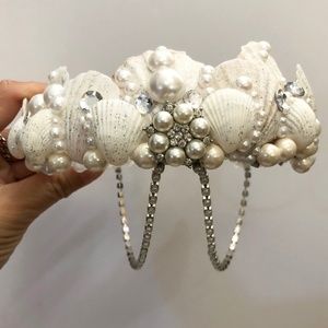 Mermaid Seashells Crown Headpiece